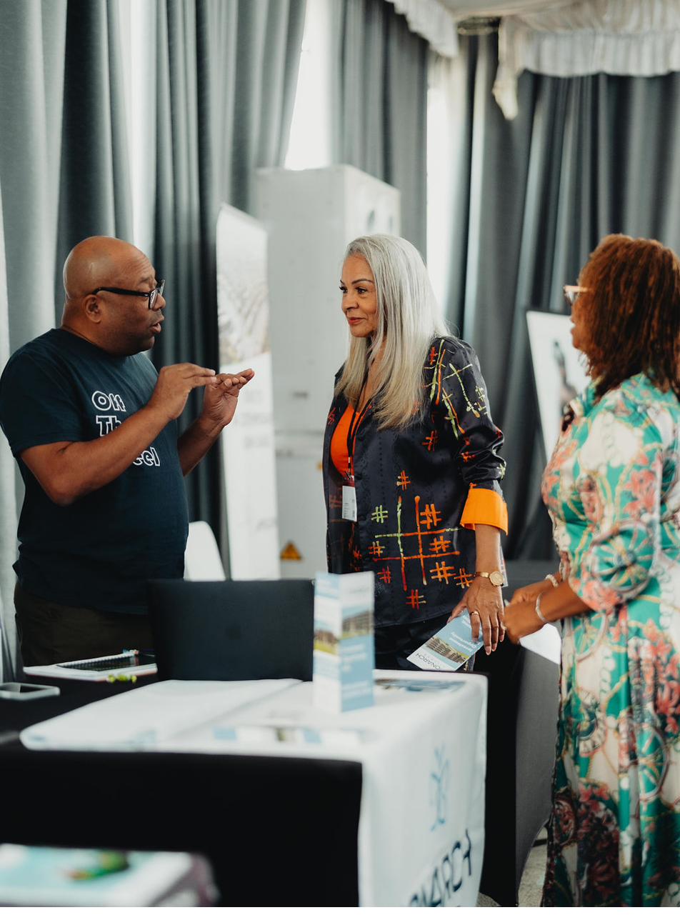 Members in conversation at a 6Africa working session