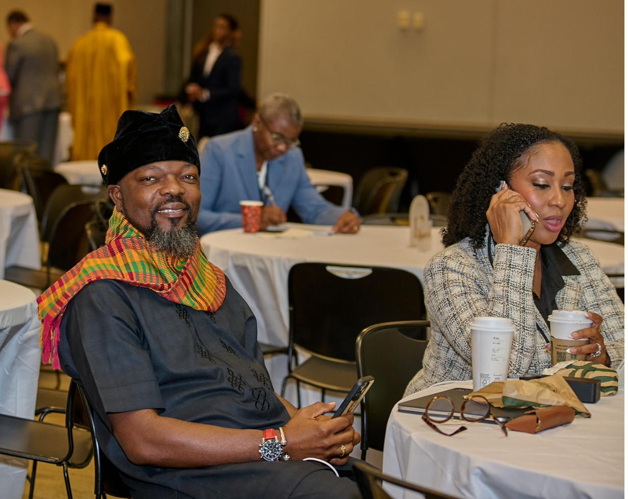 Members reviewing notes and staying connected during a session