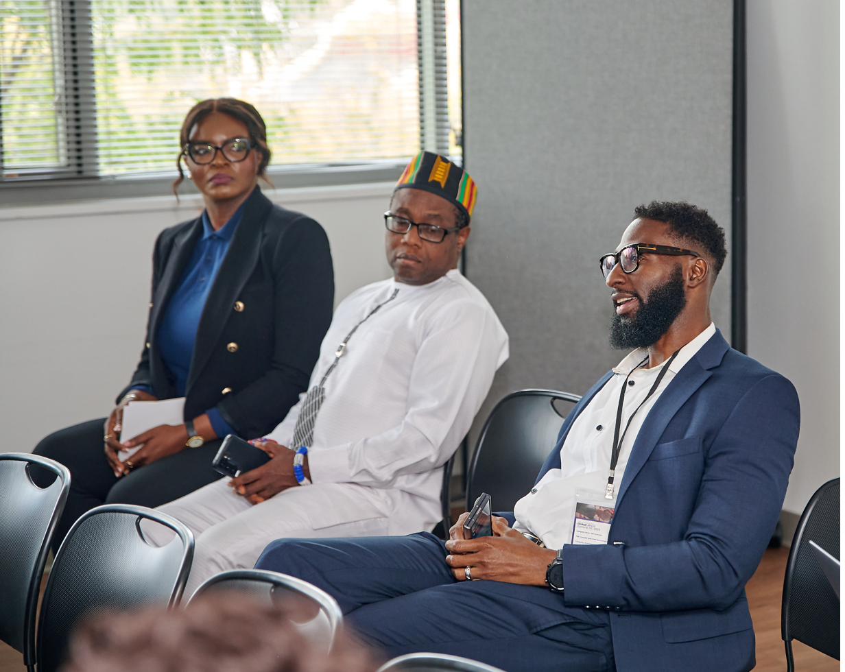 Members listening closely during a learning session